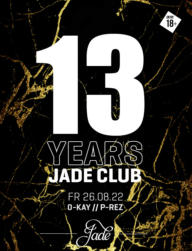 13 YEARS  JADE CLUB